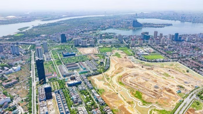 Khu vực xây dựng công viên 65ha tại Khu đô thị Ciputra. Nguồn ảnh: Báo Đầu tư Khu vực xây dựng công viên 65ha tại Khu đô thị Ciputra. Nguồn ảnh: Báo Đầu tư
