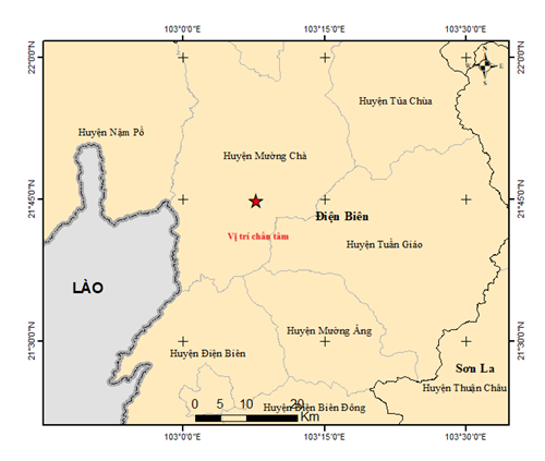 Động đất rung chuyển Điện Biên, cảnh báo rủi ro thiên tai cấp 2 ảnh 1