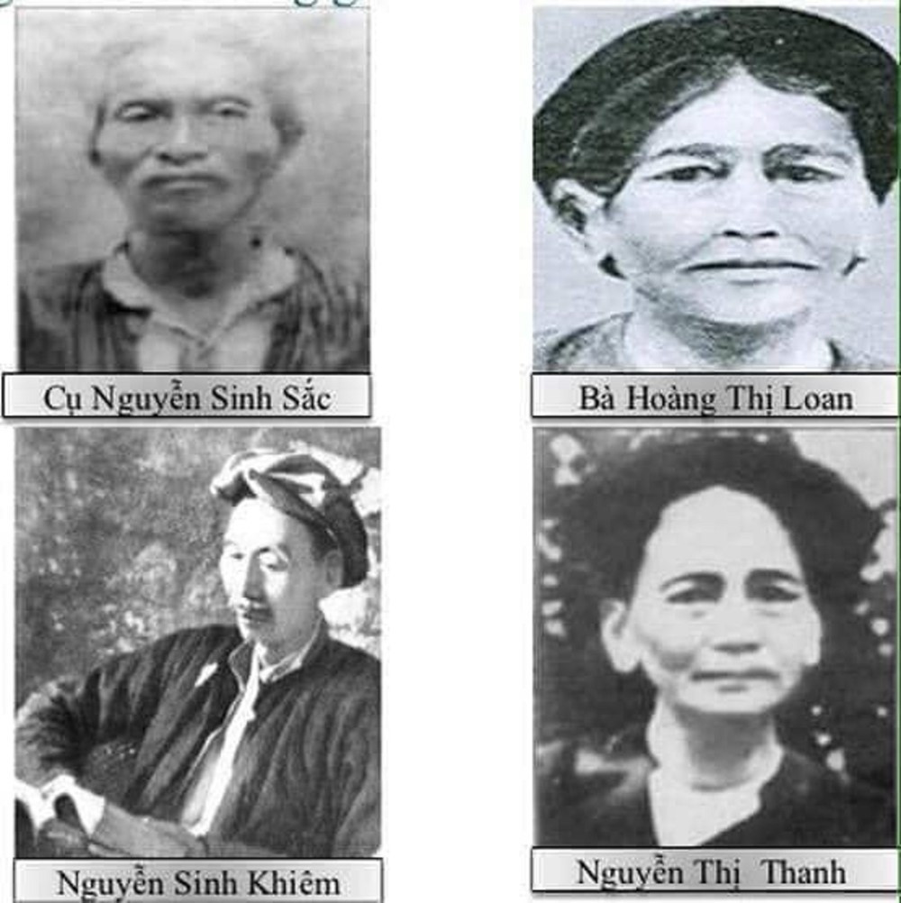Gia đình vĩ đại sinh ra Anh hùng giải phóng dân tộc, Danh nhân văn hóa thế giới, lãnh tụ thiên tài của Đảng và nhân dân Việt Nam