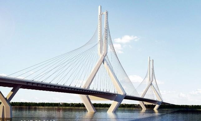 Hôm nay, Việt Nam chính thức khởi công siêu cầu hơn chục nghìn tỷ bắc qua dòng sông biểu tượng có 'bóng dáng' của Vingroup- Ảnh 1. Hôm nay, Việt Nam chính thức khởi công siêu cầu hơn chục nghìn tỷ bắc qua dòng sông biểu tượng có 'bóng dáng' của Vingroup- Ảnh 1.