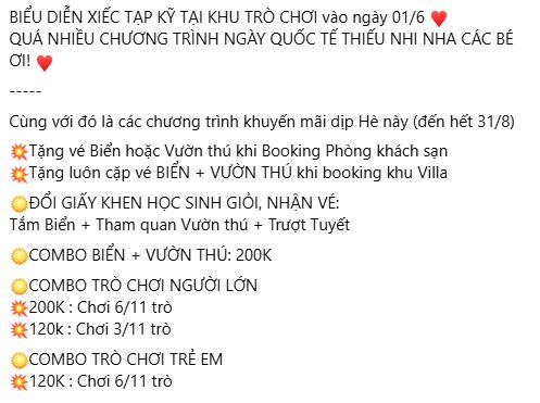 Chỉ một tuần nữa, KDL 6.000 tỷ lớn bậc nhất Đông Nam Á của vợ chồng bà Nguyễn Phương Hằng sẽ có chương trình đặc biệt- Ảnh 1. Chỉ một tuần nữa, KDL 6.000 tỷ lớn bậc nhất Đông Nam Á của vợ chồng bà Nguyễn Phương Hằng sẽ có chương trình đặc biệt- Ảnh 1.