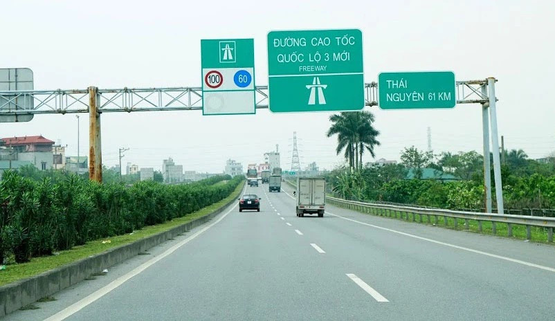 Tuyến cao tốc Hà Nội - Thái Nguyên. Nguồn ảnh: Internet Tuyến cao tốc Hà Nội - Thái Nguyên. Nguồn ảnh: Internet