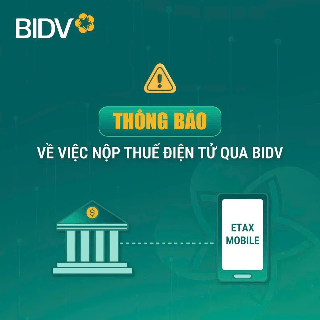 BIDV (BID) phát thông báo quan trọng về việc tạm dừng một số giao dịch