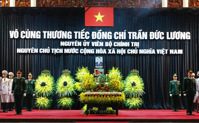 Lễ viếng nguyên Chủ tịch nước Trần Đức Lương ảnh 22