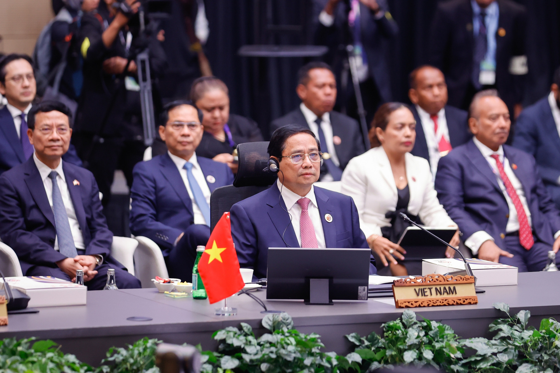 Thủ tướng Phạm Minh Chính bắt đầu các hoạt động tại Hội nghị Cấp cao ASEAN 46- Ảnh 6. Thủ tướng Phạm Minh Chính bắt đầu các hoạt động tại Hội nghị Cấp cao ASEAN 46- Ảnh 6.