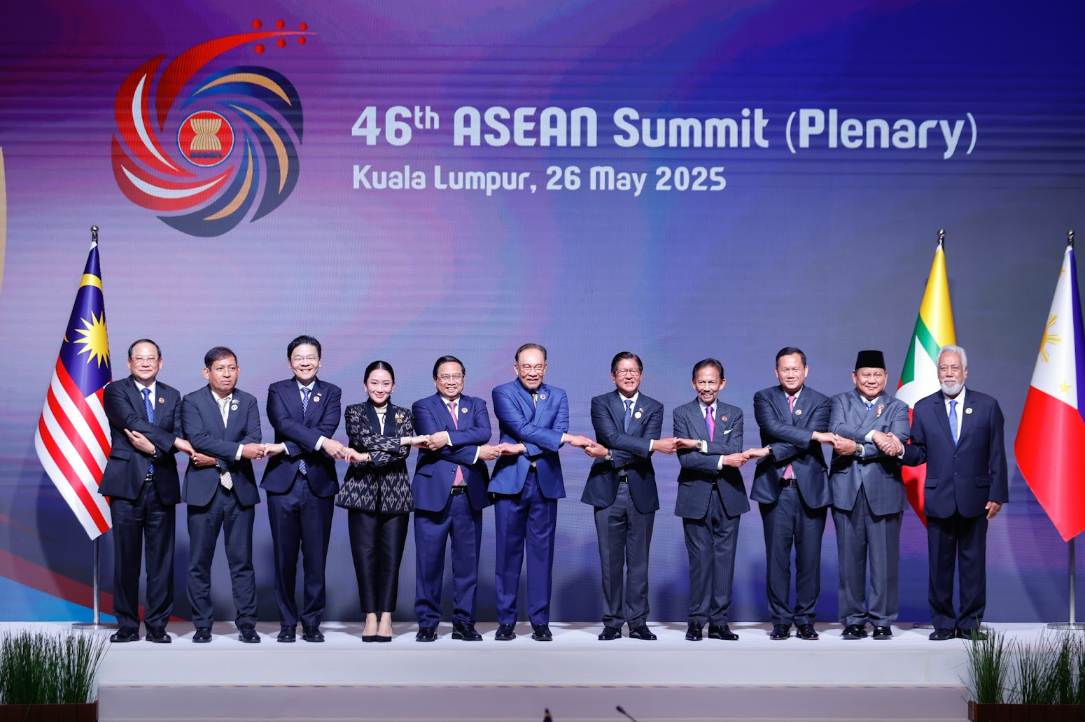 Thủ tướng Phạm Minh Chính bắt đầu các hoạt động tại Hội nghị Cấp cao ASEAN 46- Ảnh 1. Thủ tướng Phạm Minh Chính bắt đầu các hoạt động tại Hội nghị Cấp cao ASEAN 46- Ảnh 1.