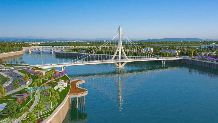 'Hòn ngọc biển Đông' của Việt Nam sắp có cây cầu trăm tỷ vượt sông mang dáng dấp trầm hương, thay thế cầu gỗ 22 năm đã xuống cấp- Ảnh 1. 'Hòn ngọc biển Đông' của Việt Nam sắp có cây cầu trăm tỷ vượt sông mang dáng dấp trầm hương, thay thế cầu gỗ 22 năm đã xuống cấp- Ảnh 1.