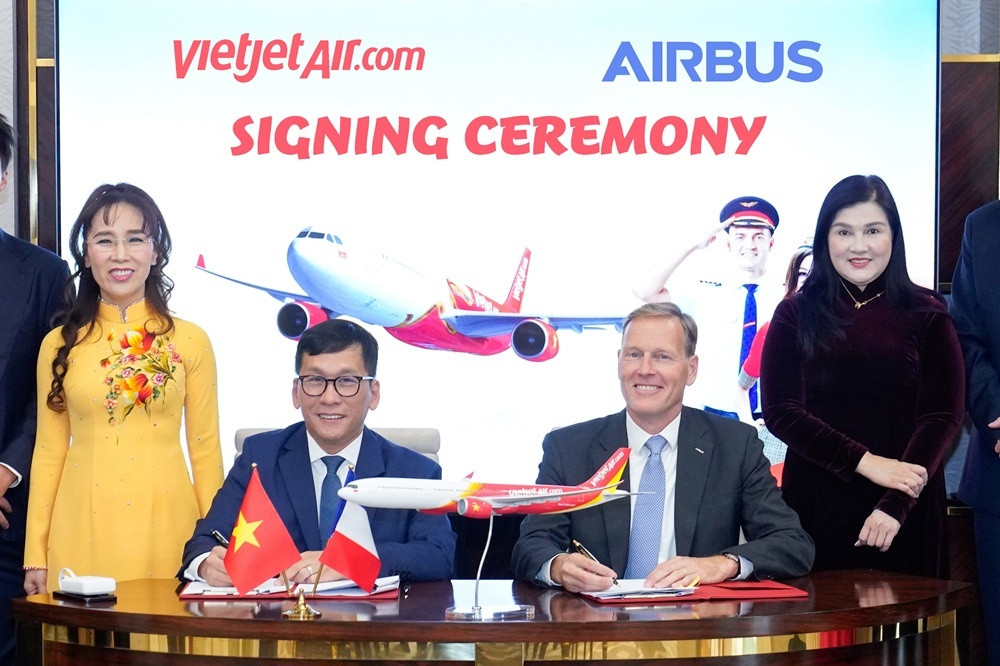 Vietjet đặt mua 20 máy bay A330neo, thúc đẩy hợp tác kinh tế Việt – Pháp và Châu Âu