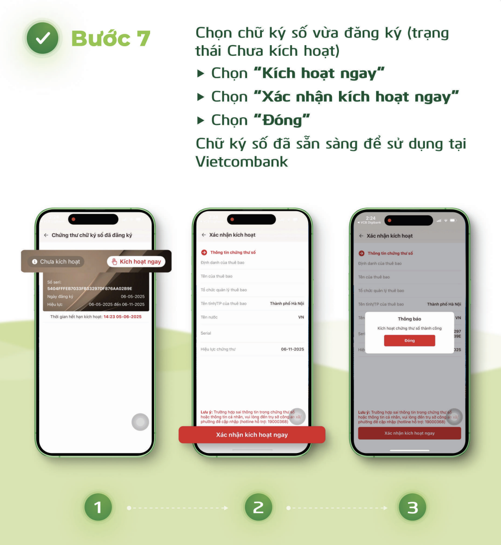 Chỉ mất vài phút: 7 bước đăng ký tính năng mới nhất của Vietcombank ngay trên app