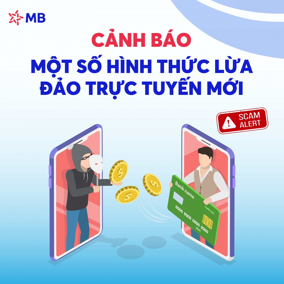 MB phát cảnh báo khẩn đến tất cả khách hàng
