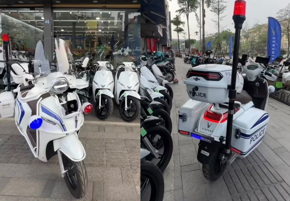 VinFast bất ngờ tung phiên bản xe điện Klara S dành riêng cho cảnh sát: Siêu ngầu cùng loạt trang bị chuyên biệt