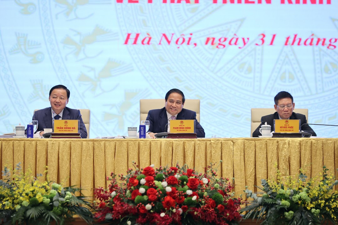 TỔNG THUẬT: Tọa đàm của Thủ tướng Chính phủ với doanh nghiệp về phát triển kinh tế tư nhân- Ảnh 4. TỔNG THUẬT: Tọa đàm của Thủ tướng Chính phủ với doanh nghiệp về phát triển kinh tế tư nhân- Ảnh 4.