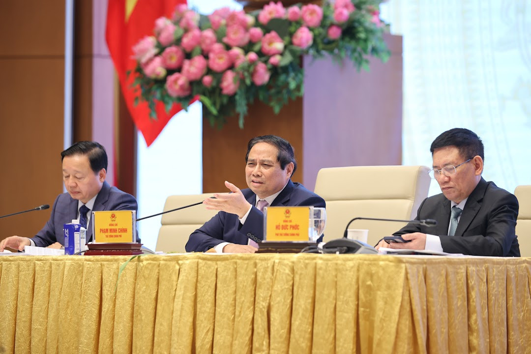 TỔNG THUẬT: Tọa đàm của Thủ tướng Chính phủ với doanh nghiệp về phát triển kinh tế tư nhân- Ảnh 19. TỔNG THUẬT: Tọa đàm của Thủ tướng Chính phủ với doanh nghiệp về phát triển kinh tế tư nhân- Ảnh 19.