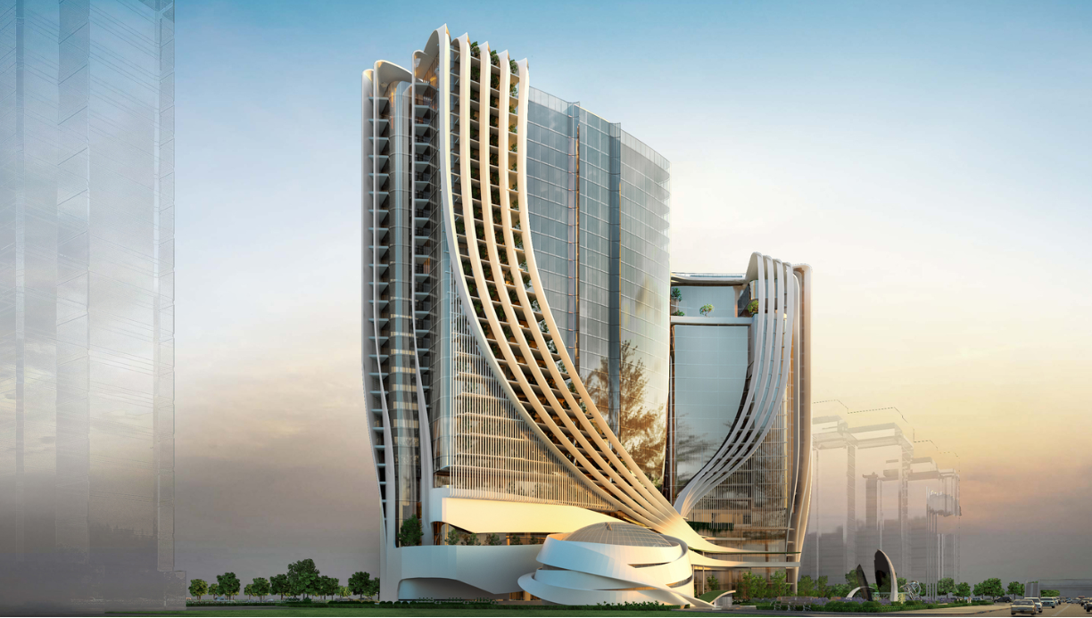 Bối cảnh dự án ICT Complex. Nguồn ảnh: GK Archi Bối cảnh dự án ICT Complex. Nguồn ảnh: GK Archi