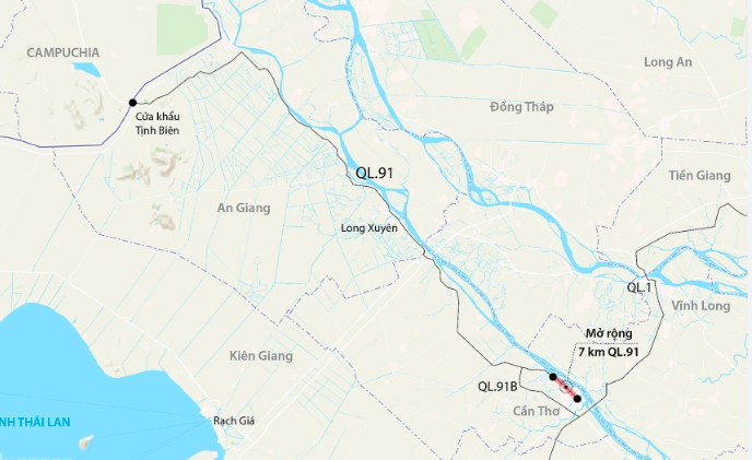 Thành phố duy nhất ở miền Tây sau sắp xếp: Hàng nghìn hộ dân sắp bị thu hồi đất để phục vụ dự án hơn 7.000 tỷ- Ảnh 1. Thành phố duy nhất ở miền Tây sau sắp xếp: Hàng nghìn hộ dân sắp bị thu hồi đất để phục vụ dự án hơn 7.000 tỷ- Ảnh 1.