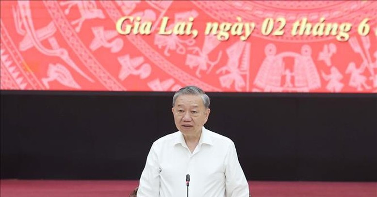Tổng Bí thư: Đưa Gia Lai mới thành cực tăng trưởng quan trọng Trung - Trung Bộ