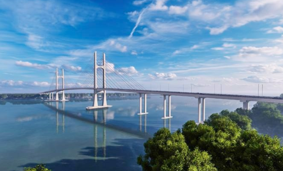 Cây cầu gần 7.000 tỷ, cách cầu dây văng đầu tiên do Việt Nam thiết kế 3,8km: Hơn 300 hộ dân bị ảnh hưởng đón tin vui- Ảnh 2. Cây cầu gần 7.000 tỷ, cách cầu dây văng đầu tiên do Việt Nam thiết kế 3,8km: Hơn 300 hộ dân bị ảnh hưởng đón tin vui- Ảnh 2.