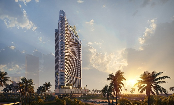 Tòa nhà chọc trời cao nhất thành phố biển sắp khởi công: Là khách sạn quốc tế 50 tầng, có đường hầm kết nối ra biển- Ảnh 2. Tòa nhà chọc trời cao nhất thành phố biển sắp khởi công: Là khách sạn quốc tế 50 tầng, có đường hầm kết nối ra biển- Ảnh 2.