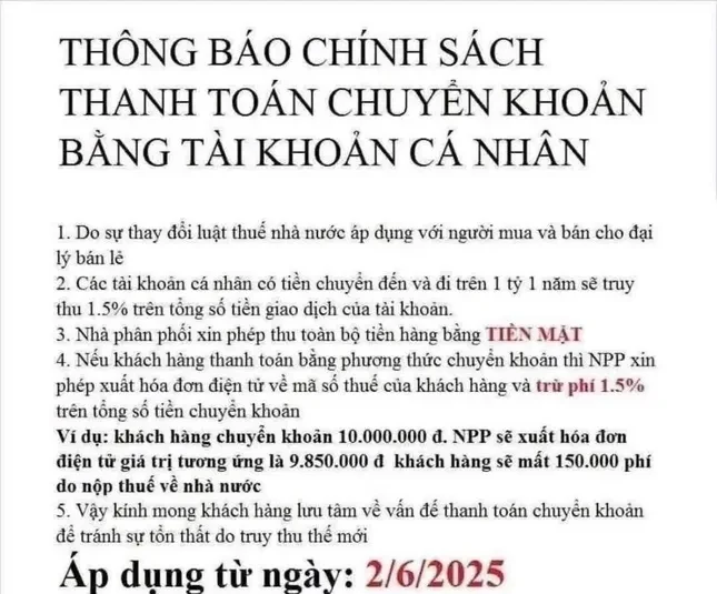 Từ chối nhận chuyển khoản lan rộng, chuyện gì đang xảy ra? ảnh 1