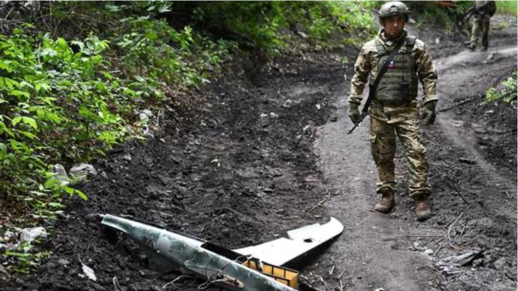 UAV Ukraine bị Nga bắn rơi. Ảnh: Sputnik