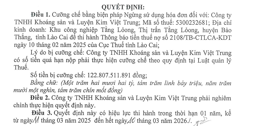 Từ nợ thuế trăm tỷ đến đại án hối lộ: Bí ẩn công ty liên doanh với Trung Quốc bị phanh phui