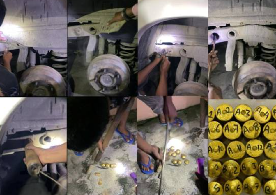 48 tiếng khám xét chiếc ô tô khả nghi trên tuyến quốc lộ, thu giữ khẩn cấp hơn 23 cân vàng trị giá 35 tỷ đồng - ảnh 1