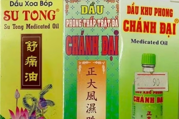 Cục Quản lý Y, Dược cổ truyền phát hiện ba sản phẩm dầu xoa bóp giả ở TP.HCM