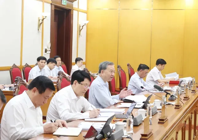 Tổng Bí thư Tô Lâm: Bố trí, sắp xếp cán bộ theo đúng nguyên tắc, yêu cầu ảnh 2