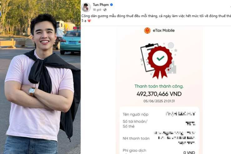 Tài sản của nam TikToker công khai đóng thuế gần 500 triệu/tháng: Mua nhà ở trung tâm Hà Nội, sở hữu chuỗi 30 cửa hàng trên toàn quốc - ảnh 1