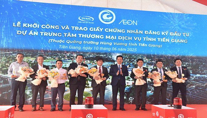 Chính thức khởi công TTTM AEON gần 1.200 tỷ tại thủ phủ của tỉnh nhỏ nhất miền Nam Việt Nam sau sáp nhập- Ảnh 1. Chính thức khởi công TTTM AEON gần 1.200 tỷ tại thủ phủ của tỉnh nhỏ nhất miền Nam Việt Nam sau sáp nhập- Ảnh 1.