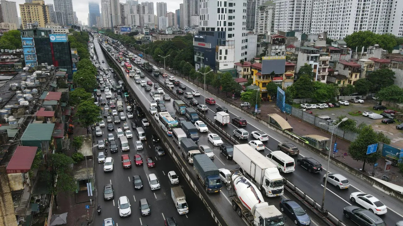 Đường Vành đai 3 trên cao. Nguồn ảnh: Báo Kinh tế Đô thị Đường Vành đai 3 trên cao. Nguồn ảnh: Báo Kinh tế Đô thị