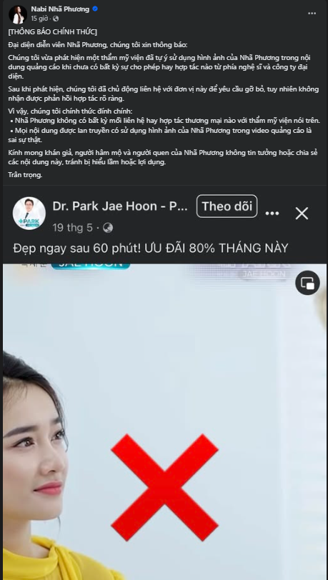 Bà xã Trường Giang lên tiếng - ảnh 1