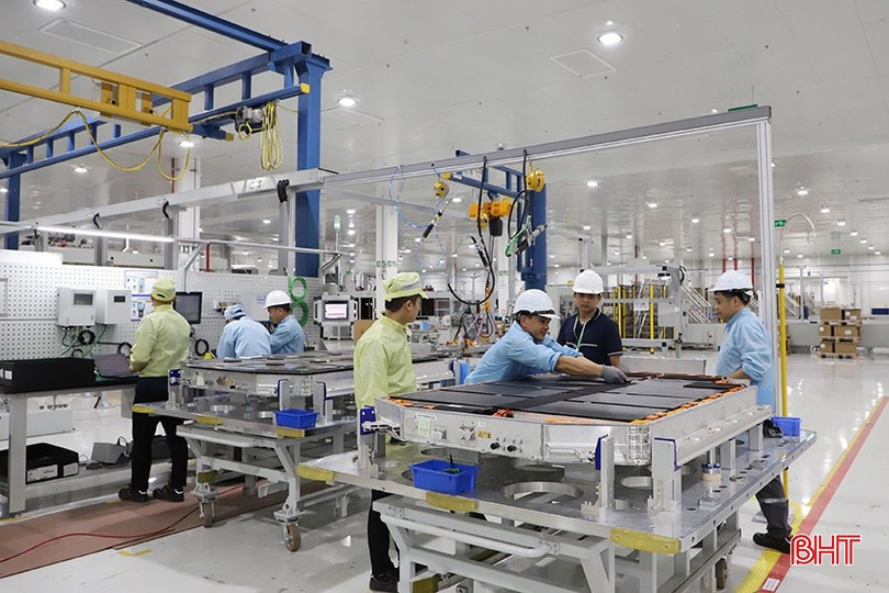 Chỉ trong 5 tháng, VinFast xuất xưởng hơn 10.000 packpin từ nhà máy ở Hà Tĩnh