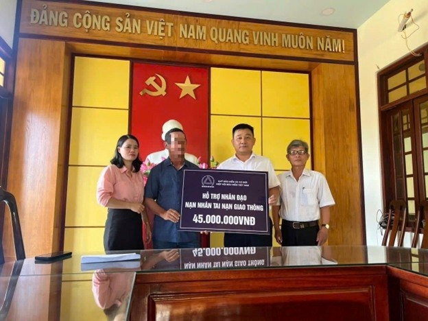 Quỹ Bảo hiểm xe cơ giới hỗ trợ nhân đạo nạn nhân tử vong do tai nạn giao thông tại Bắc Giang, Quảng Ngãi