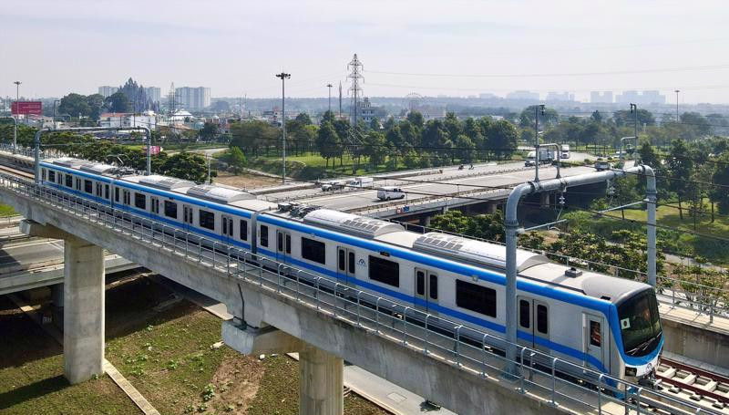 Tuyến Metro Bến Thành - Suối Tiên. Nguồn ảnh: VnEconomy Tuyến Metro Bến Thành - Suối Tiên. Nguồn ảnh: VnEconomy