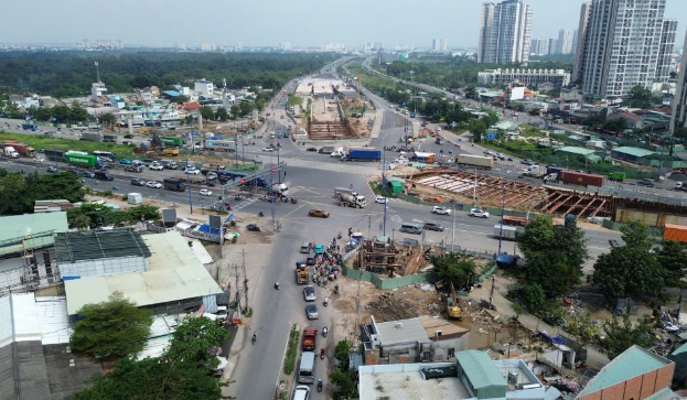 Nút giao 3.400 tỷ hiện đại và độc đáo nhất TP. HCM khó lòng về đích trong năm nay- Ảnh 2. Nút giao 3.400 tỷ hiện đại và độc đáo nhất TP. HCM khó lòng về đích trong năm nay- Ảnh 2.