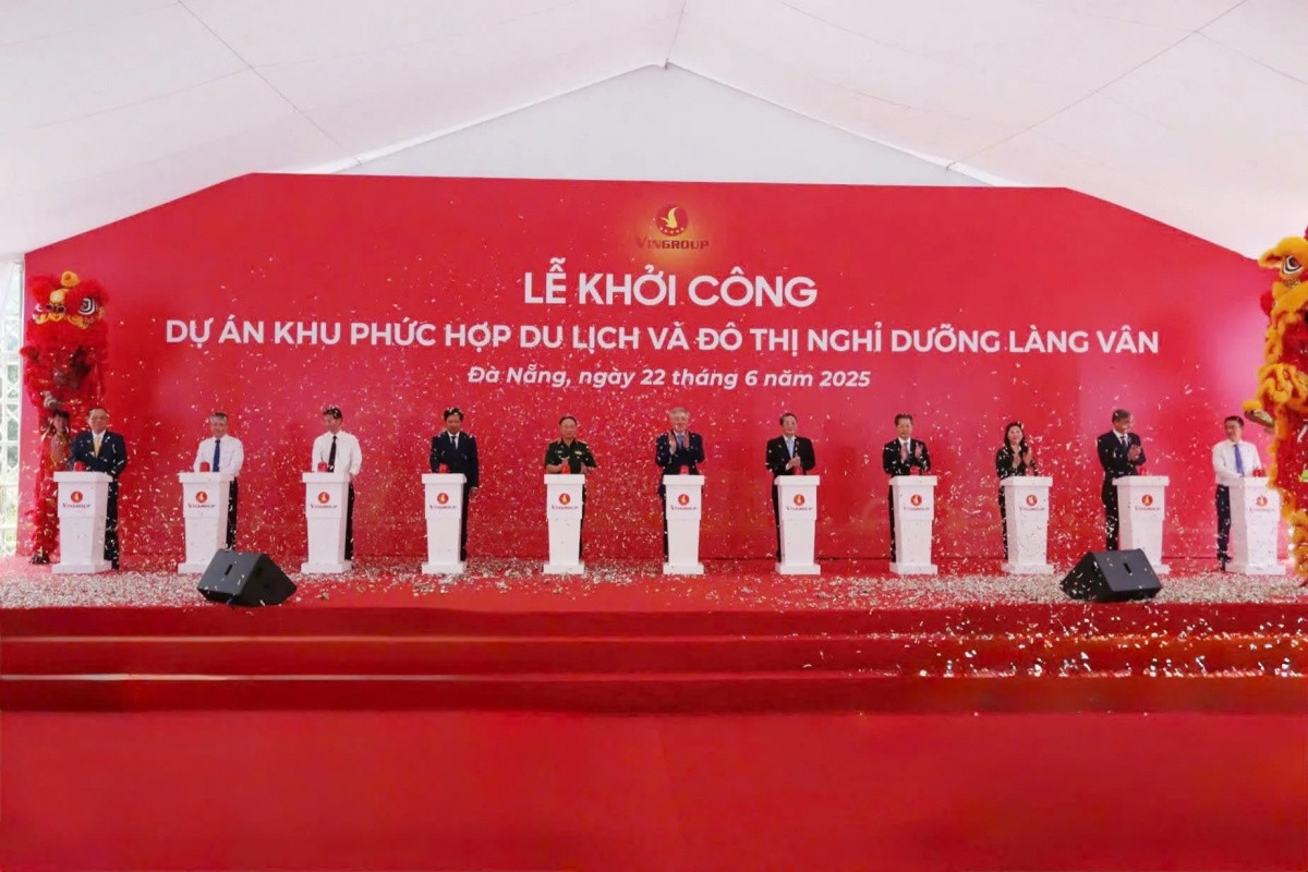 Vingroup chính thức khởi công dự án du lịch nghỉ dưỡng gần 45.000 tỷ tại chân đèo đẹp nhất cả nước