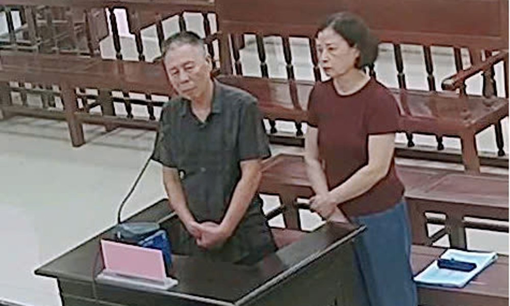 Tuyên phạt cặp vợ chồng Chủ tịch bán đất ảo 24,5 năm tù - ảnh 1