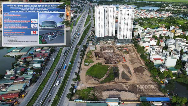Hiện trạng bến xe khách thứ 7 tại Hà Nội sau gần 3 tháng bắt đầu xây dựng- Ảnh 4. Hiện trạng bến xe khách thứ 7 tại Hà Nội sau gần 3 tháng bắt đầu xây dựng- Ảnh 4.