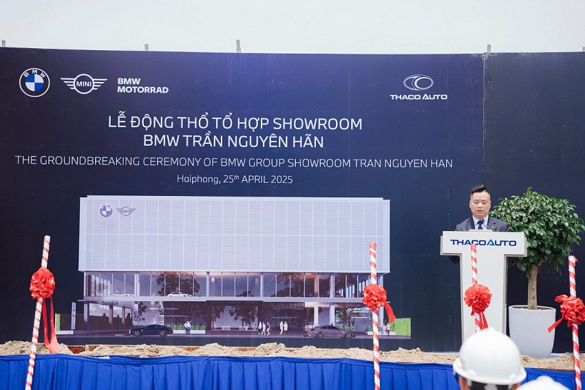 THACO AUTO của ông Trần Bá Dương động thổ showroom BMW 267 tỷ đồng tại 'đất vàng' Hải Phòng