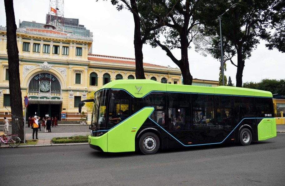 250 xe bus điện chuẩn bị lăn bánh tại TP Hồ chí Minh: Vinbus là một trong hai nhà thầu chính