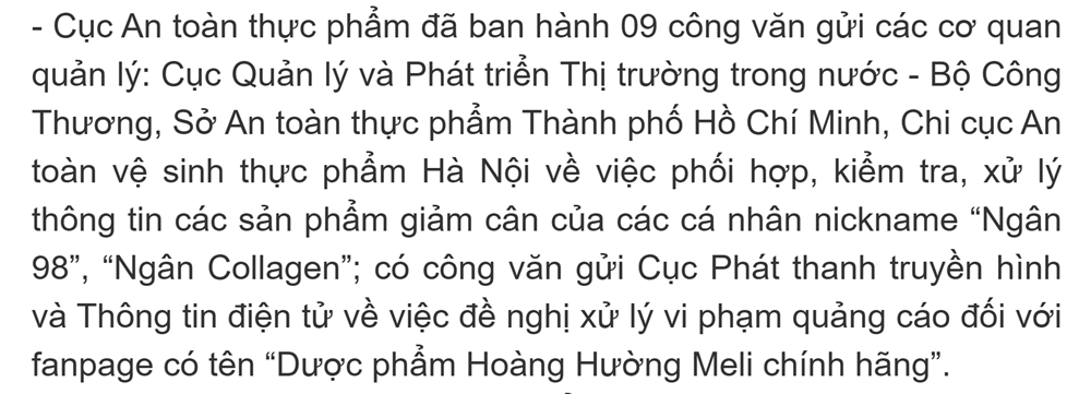 Bộ Y tế đề nghị xử lý ‘Dược phẩm Hoàng Hường’ - ảnh 1