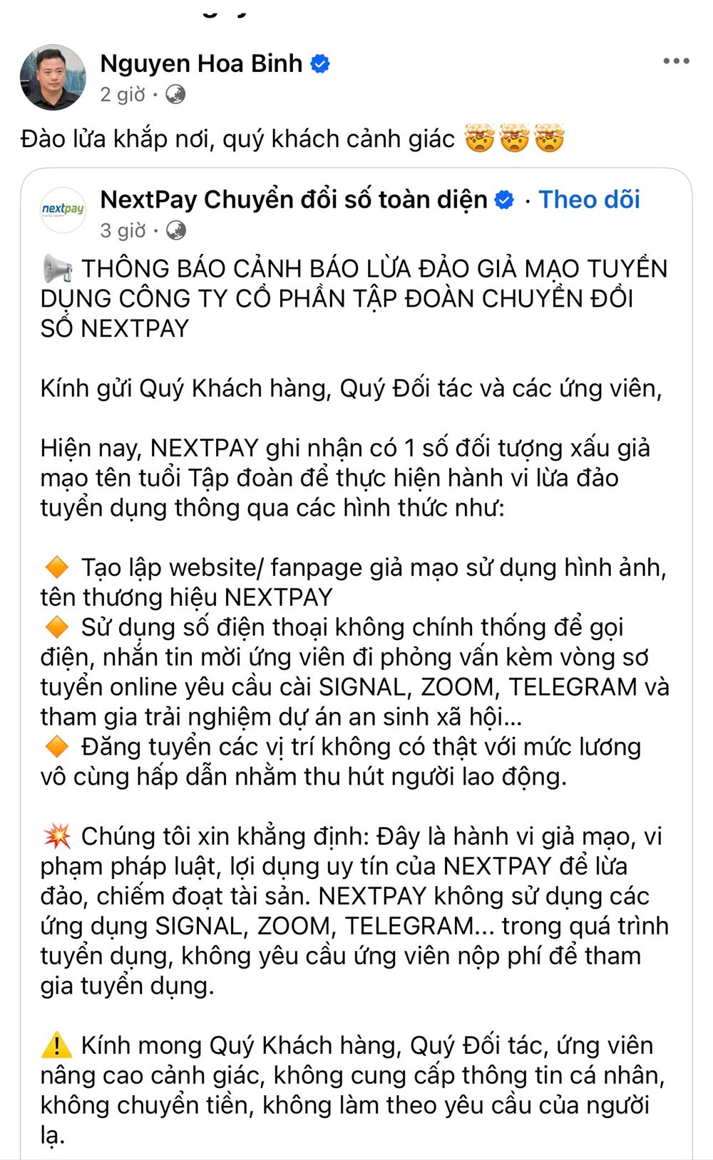 Shark Bình cảnh báo - ảnh 2