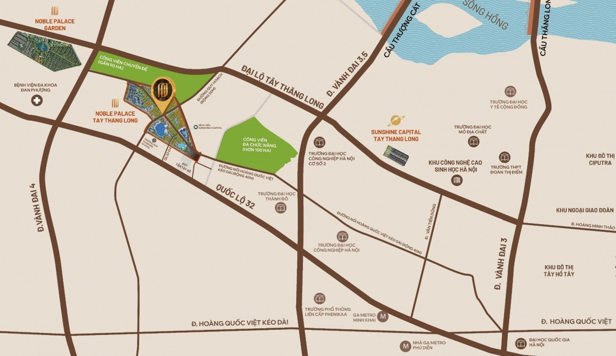 Noble Place Tay Thang Long: Tâm điểm giao thương đến đại lộ thương mại tương lai