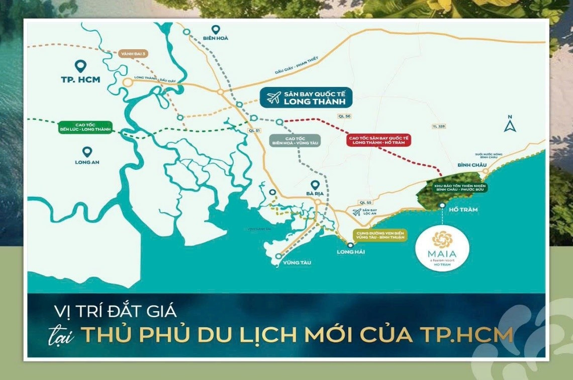 TCM Realty Vinh Dự Là Đại Lý Phân Phối Chính Thức cho Dự Án MAIA Resort Hồ Tràm