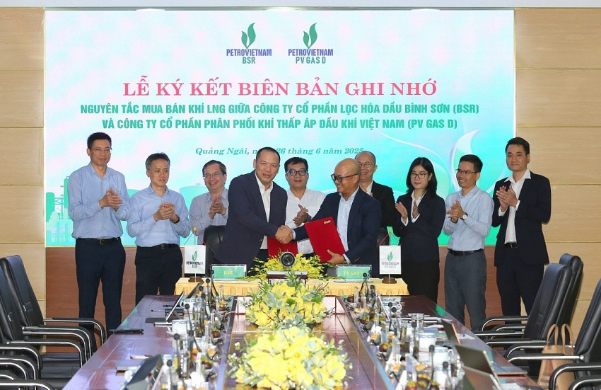 PV GAS bắt tay BSR cung cấp khí LNG cho Nhà máy Lọc dầu Dung Quất