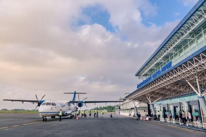 Sân bay tại thành phố lấn biển lớn nhất Việt Nam được đề xuất mở rộng, phục vụ cho APEC sắp tới- Ảnh 1. Sân bay tại thành phố lấn biển lớn nhất Việt Nam được đề xuất mở rộng, phục vụ cho APEC sắp tới- Ảnh 1.