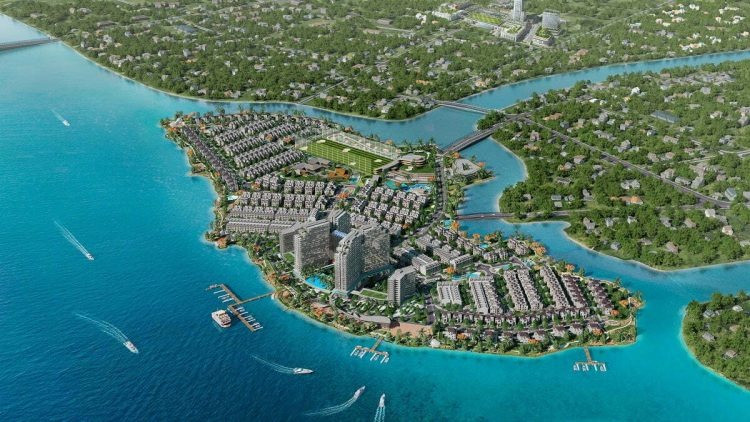 Khởi công bến thuỷ nội địa tại đảo đô thị 7.200 tỷ bên sông Đồng Nai, đưa đón cư dân và chuyên gia bằng đường sông- Ảnh 1.