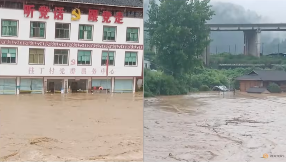 Mưa lớn lần thứ 2 trong 1 tuần, một nửa huyện 300.000 cư dân chìm trong nước lũ, Trung Quốc lo ngại hiện tượng ‘Thiên nga đen’ - ảnh 1
