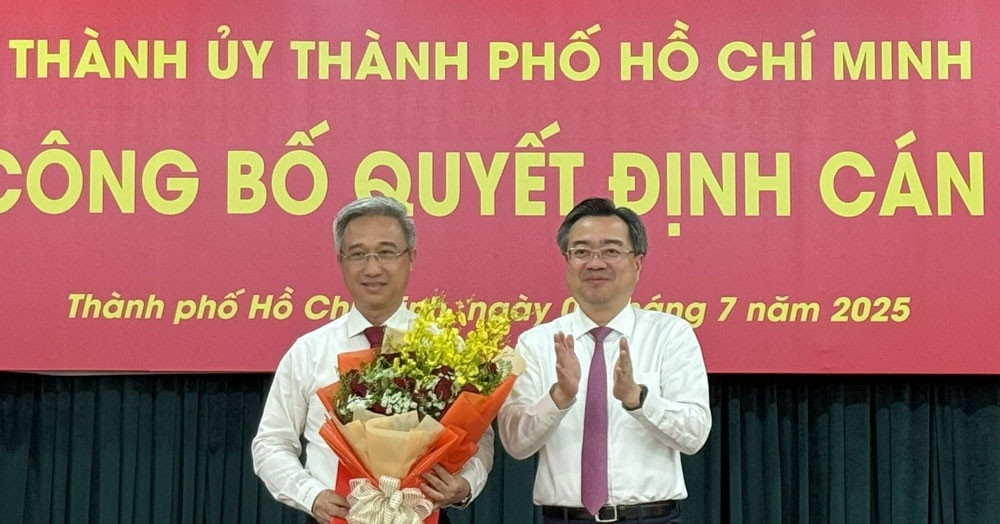 Ông Đặng Minh Thông làm Phó Bí thư Thành ủy TPHCM